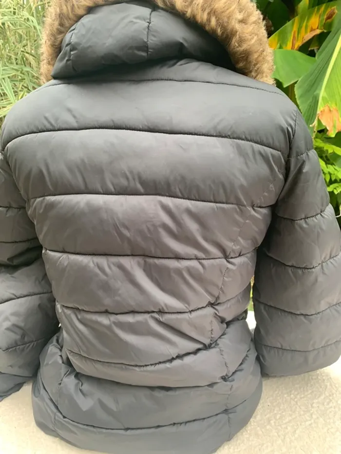 Doudoune Kaporal taille 38 avec capuche noir - photo numéro 10