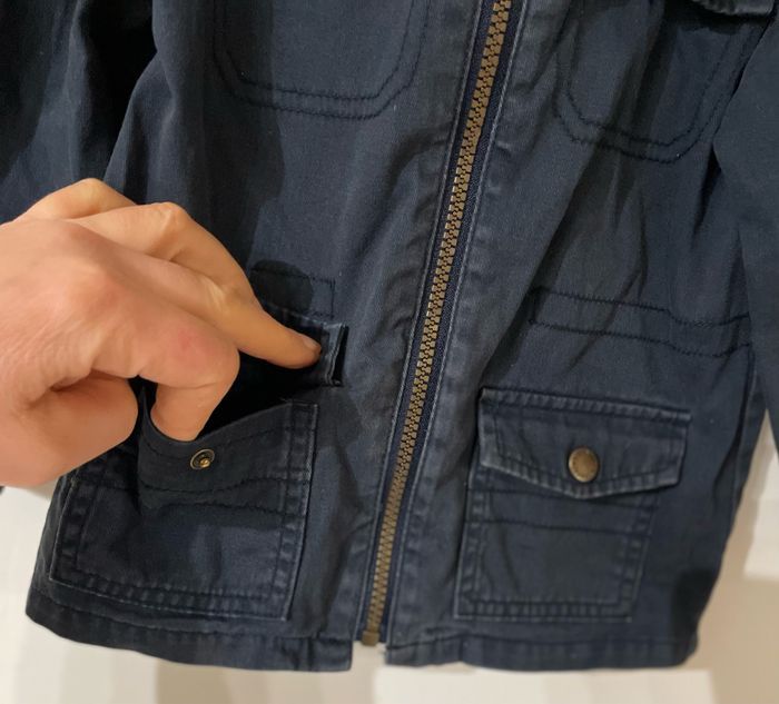 Veste à Capuche en jean garçon taille 3 ans Kiabi - photo numéro 4
