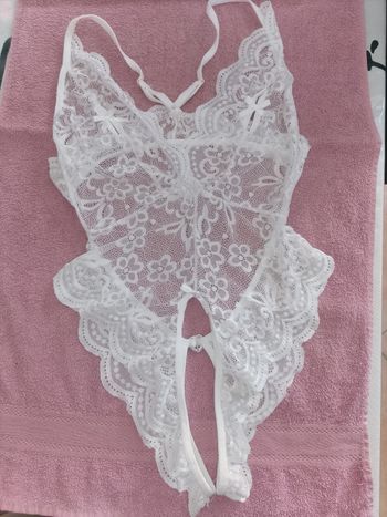 Body blanc dentelle