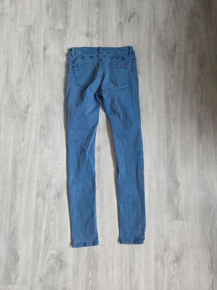 Jean slim bleu foncé monday premium - taille m - photo numéro 6