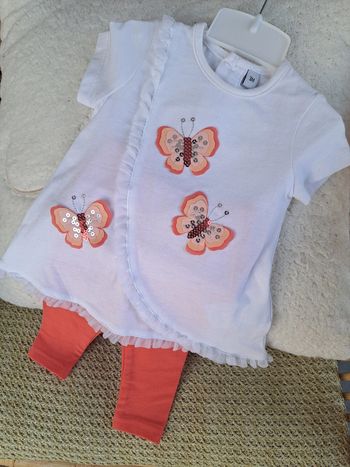 Ensemble legging+tee-shirt