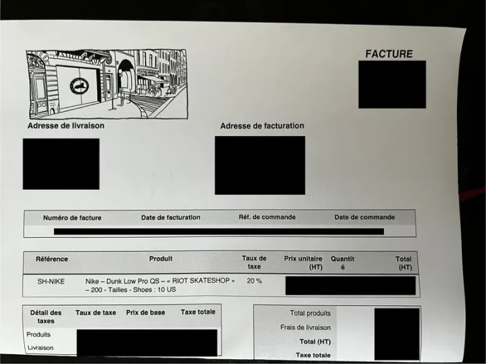 Nike SB Dunk Low Riot Skateshop Spécial Box - 44 - photo numéro 16