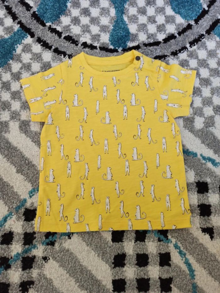 Lot 3 t-shirts manches courtes NEUFS 6 mois - photo numéro 6