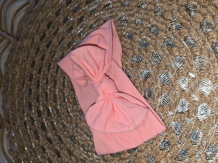 Bandeau rose noeud - photo numéro 3