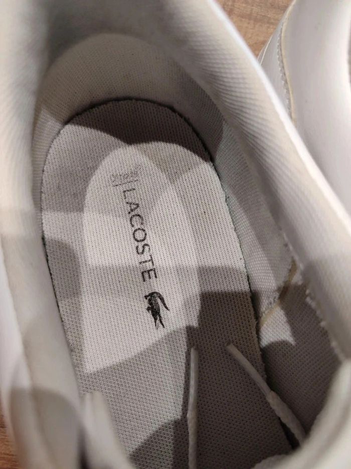 Basket homme taille 41 Lacoste - photo numéro 4