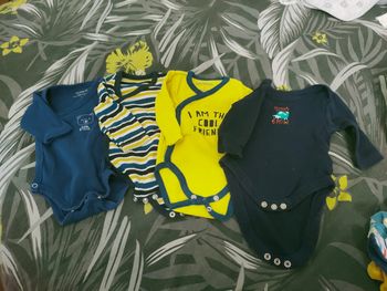 Lot de 4 bodys manches longues