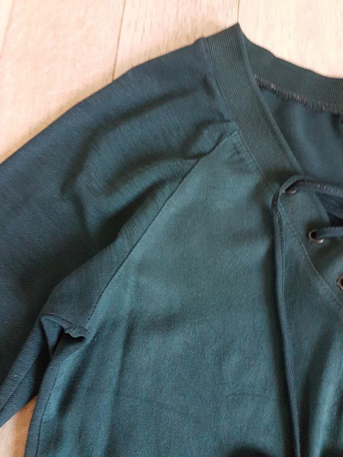 Haut manche 3/4 vert taille S KIABI - photo numéro 5