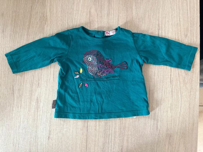 T-shirt manches longues - 3 mois lot de 2