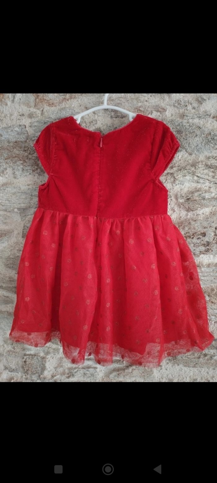 Ensemble robe de fête+ boléro, taille 2ans - photo numéro 3