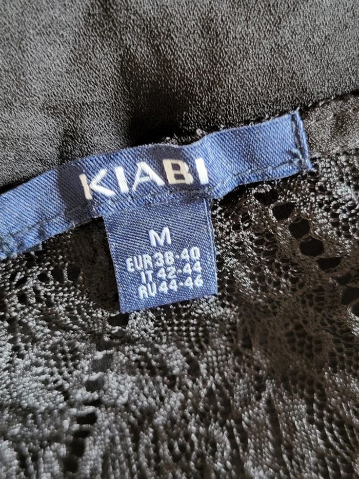 T-shirt noir à dentelle Kiabi - photo numéro 11