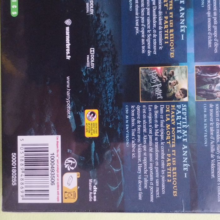 Coffret intégrale blu-ray Harry Potter Neuf - photo numéro 7