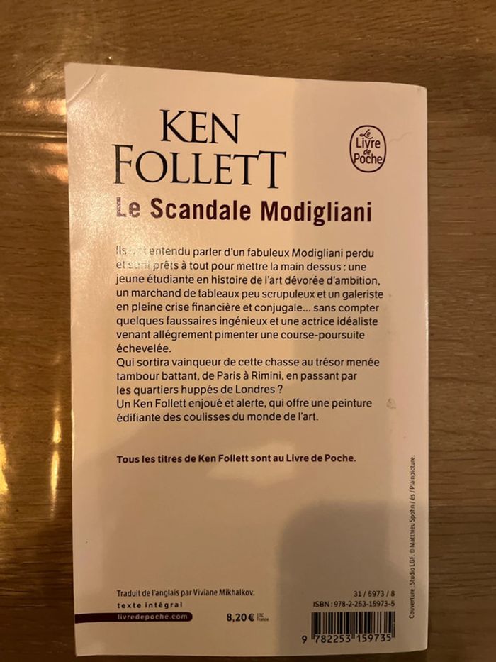 Livre le scandale de modigliani - photo numéro 2