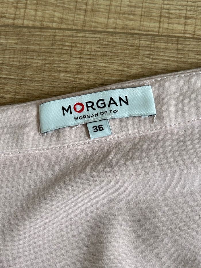 Jupe rose claire mi longue Morgan taille 36 TBE - photo numéro 10
