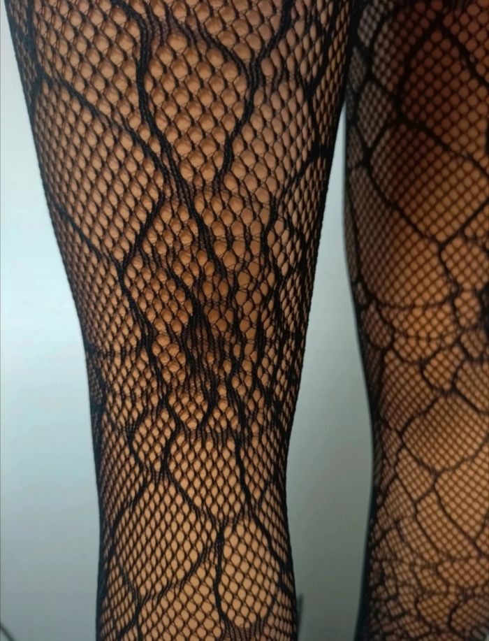 Collant résille motif fantaisie - photo numéro 4