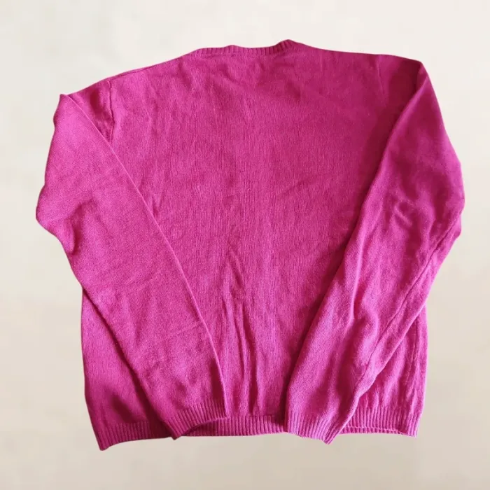 Cardigan fuschia neuf avec étiquette T.14 ans - photo numéro 3