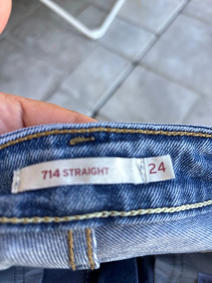 Jean levis 714 straight taille 24 longueur 30 - photo numéro 9