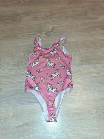 Magnifique maillot de bain une pièce licorne fille 7 ans rose