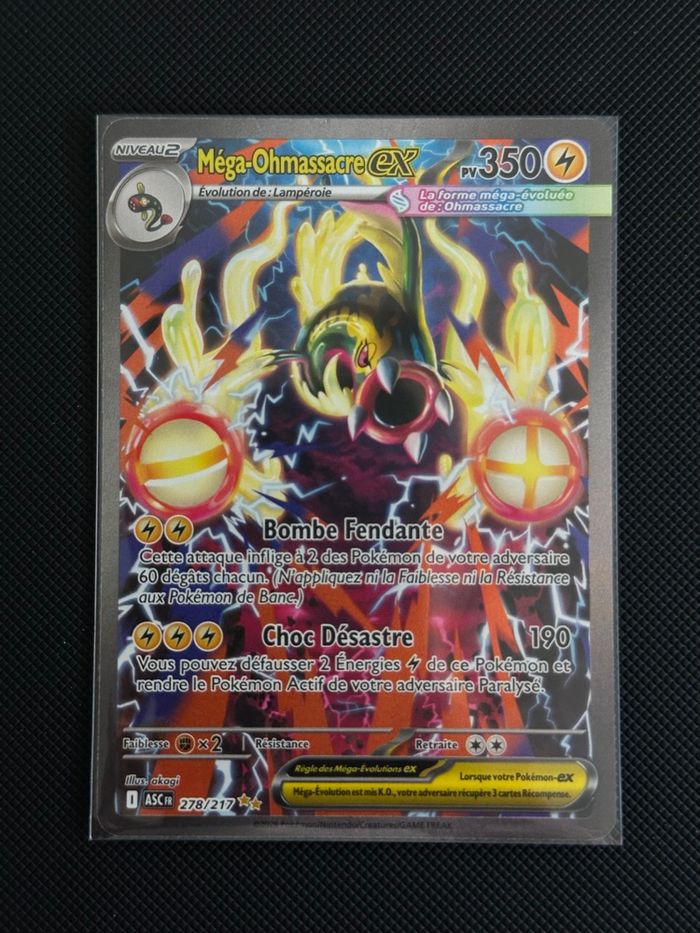 Carte Pokémon Méga-Ohmassacre ex 278/217