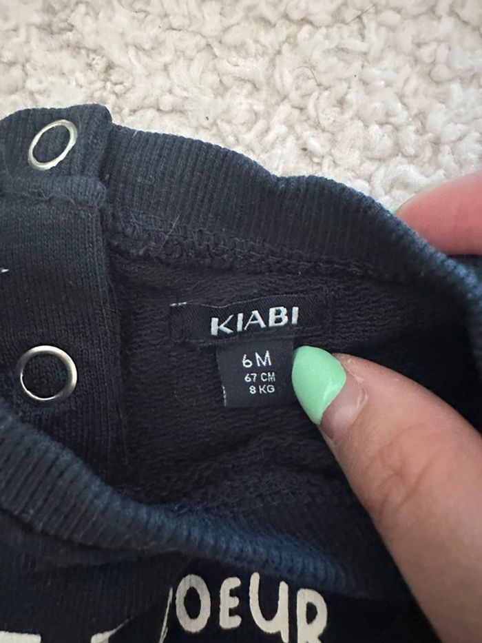Sweat Kiabi 6 mois - photo numéro 2