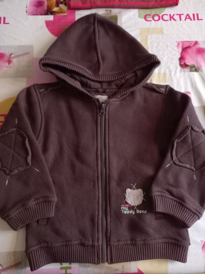 Gilet zippé sherpa garçon