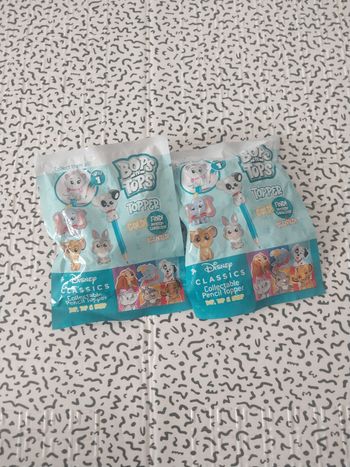 Disney Bops ’n Tops – Series 1 – Lot de 2 sachets Neufs  (jamais ouverts) Disney Classics