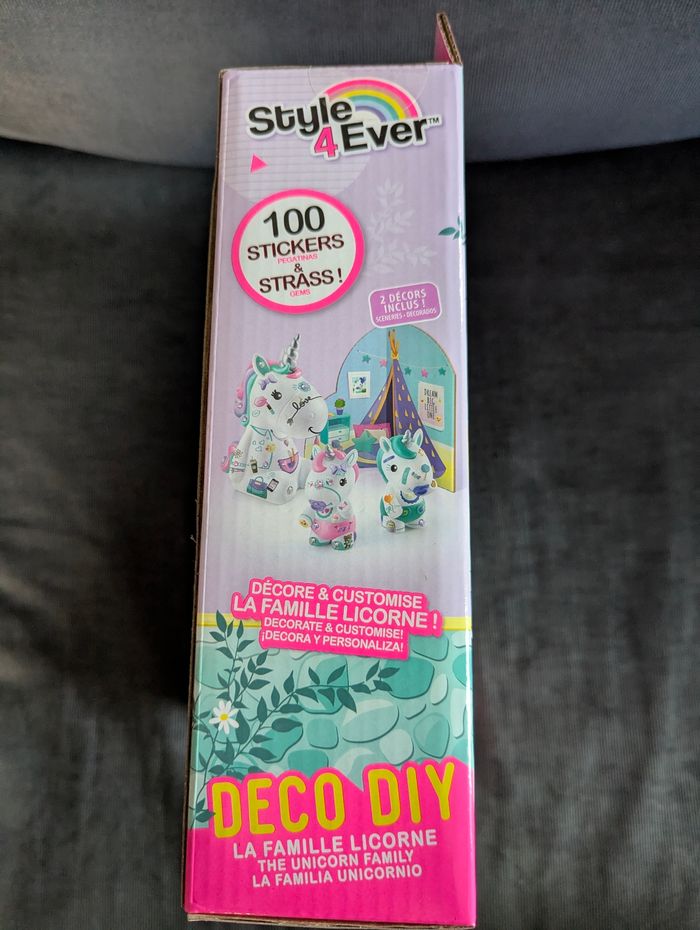 Famille licorne à décorer et à customiser - photo numéro 3