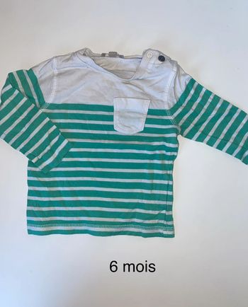 Tee shirt 6 mois