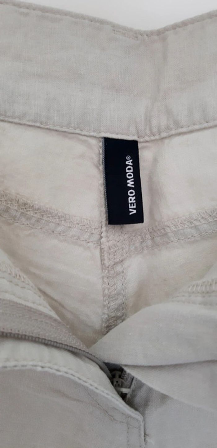 Pantalon beige été mode Vero Moda - photo numéro 4
