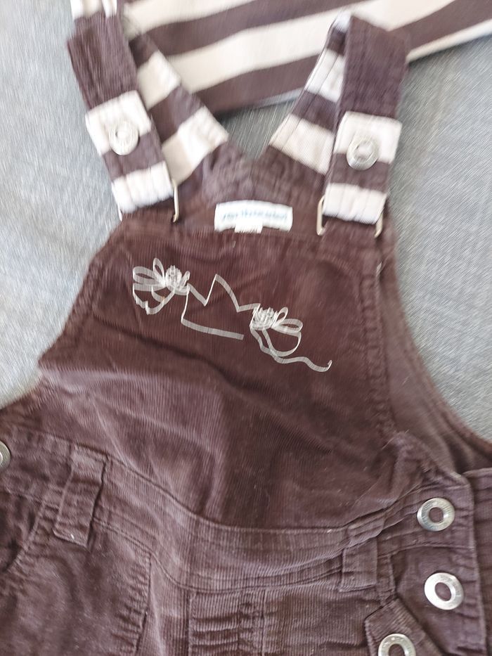 Ensemble salopette vertbaudet 9mois - photo numéro 6