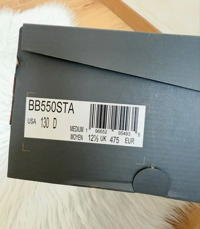 New Balance 550 en cuir – Taille 47,5 – Neuf avec étiquette - photo numéro 4