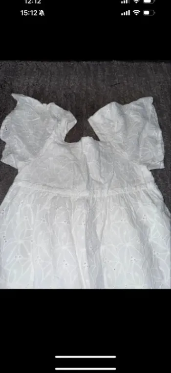 Robe blanche filles 122 primark