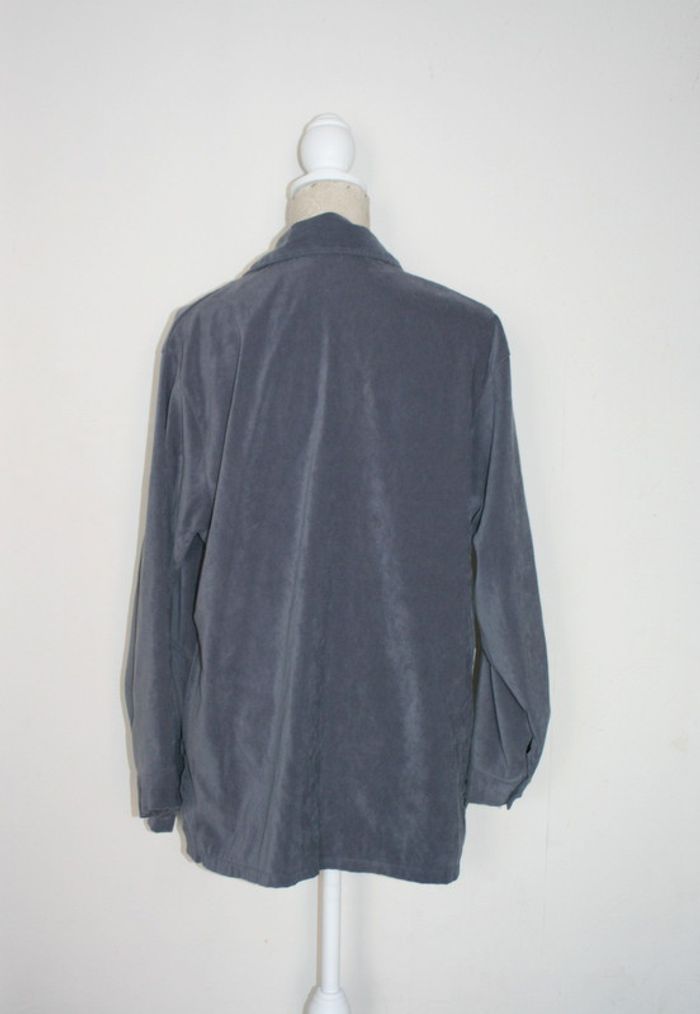 Chemise imitation daim grise - photo numéro 3
