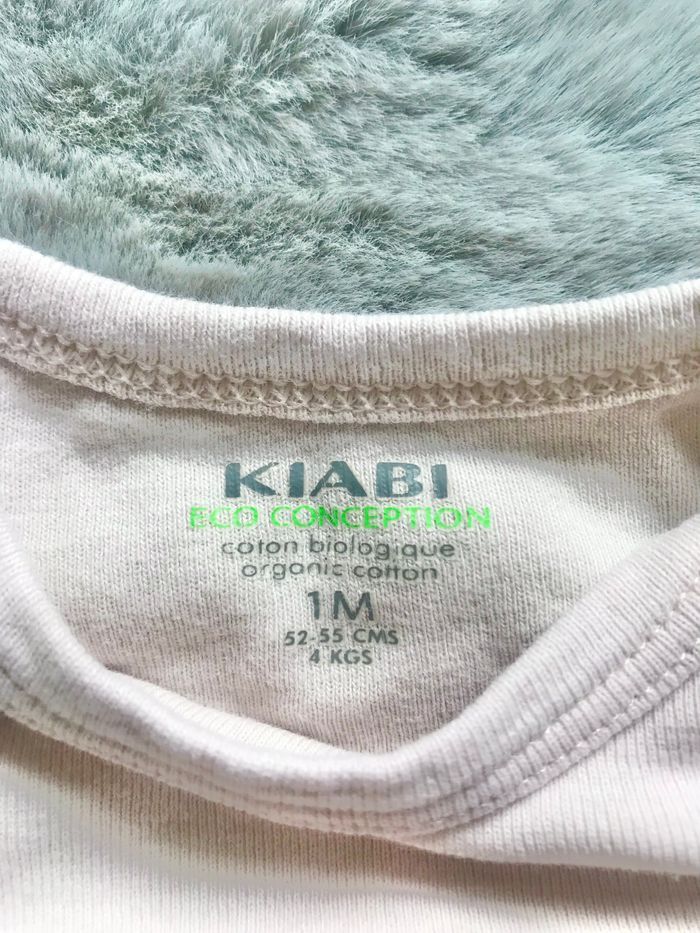 2 bodies roses ml 1 mois (Kiabi) - photo numéro 5