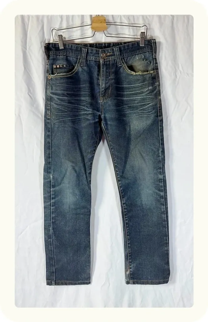 Jean délavé homme Taille XL 42