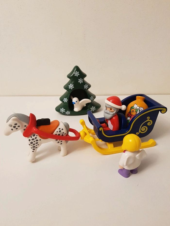 Traineau, père-noël, ange et sapin Playmobil 123 junior - photo numéro 5