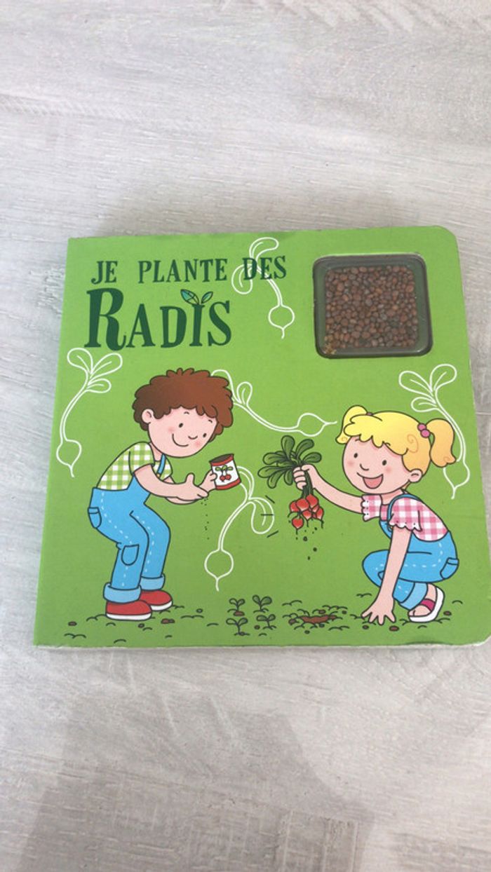 Livre Je plante des radis