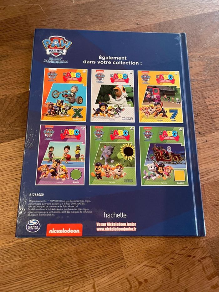 Livre La Pat Patrouille Paw Patrol L’ABC lettres chiffres formes et couleurs La lettre Y - photo numéro 3