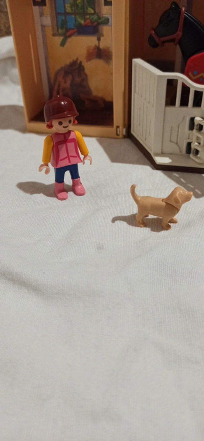 Écurie transportable playmobil - photo numéro 2