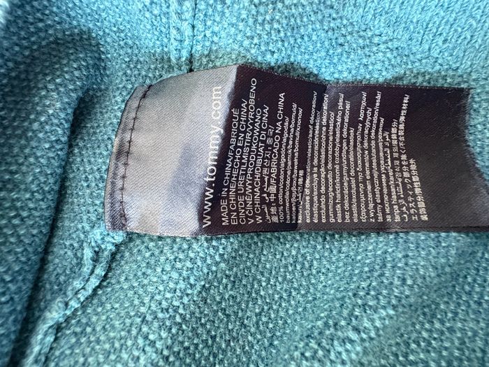 Pull Tommy Hilfiger - Couleur Bleu Pétrole – 100 % Coton – Taille XL - photo numéro 5