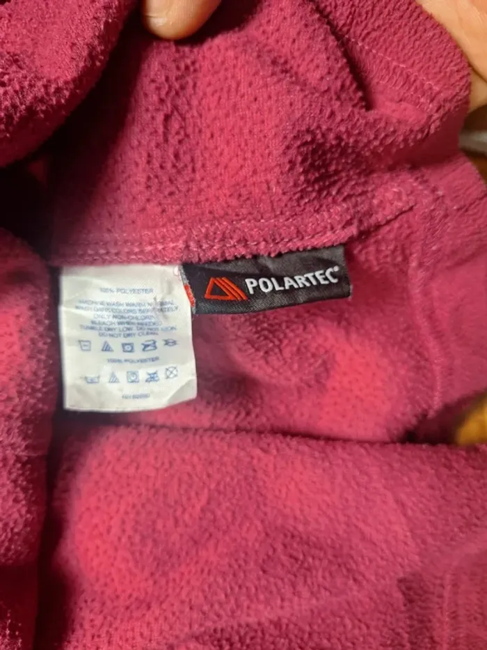 Polaire Lands’ End Polartec – Femme 2XL – Bordeaux (626) - photo numéro 7