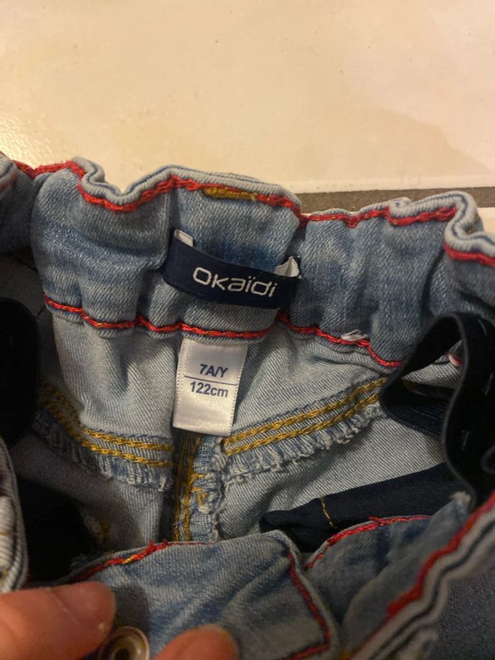 Short en jean, taille sept ans Okaïdi - photo numéro 2