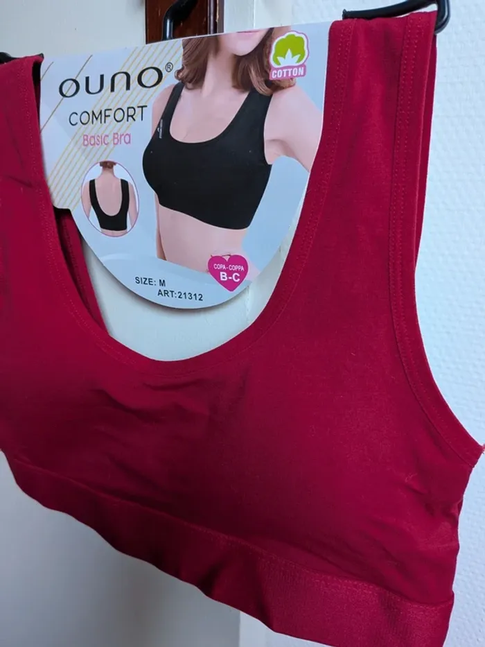 Brassière taille M neuve  fushia Ouno Comfort - photo numéro 7