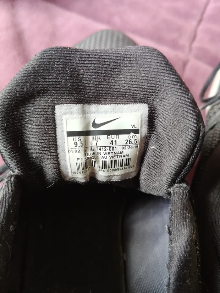 Baskets légères  noir NIKE en tissus femme taille 41 - photo numéro 4