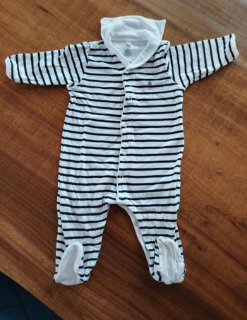 Pyjama petit bateau marinière