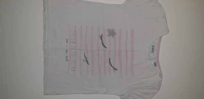 Lot 9 T-shirt manches courtes fille débardeur été 3 ans 36 mois - photo numéro 7