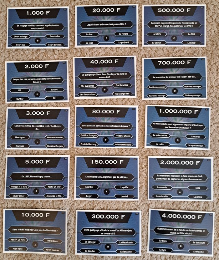 ♟️Jeu de société Qui Veut Gagner Des Millions - complet - photo numéro 4