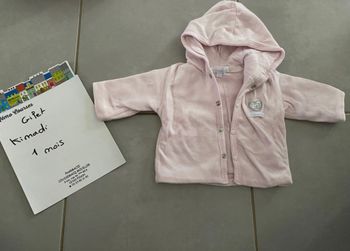 Gilet fille 1 mois