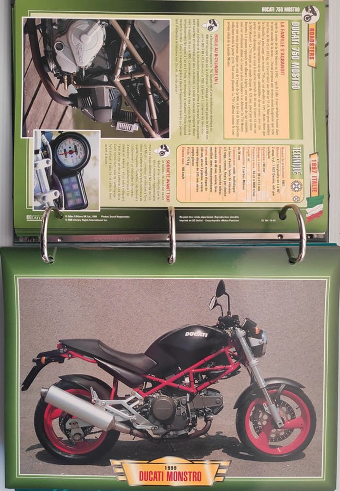 Classeur Motos Passion - Roadsters & Routières (217 fiches) - photo numéro 5