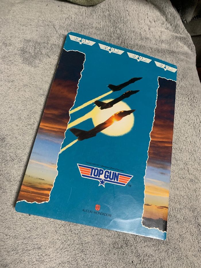 Grand cahier à lignes Top Gun Tom Cruise 21x29,7cm Rare/Collector - photo numéro 2