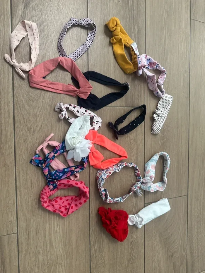 Bandeaux cheveux filles bébé X 18 pièces - photo numéro 2